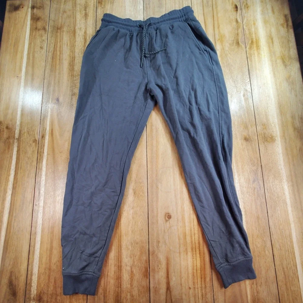 Free Fly Bamboo Lightweight Fleece Jogger Mens Small Gray 3280 Tapered Sweatpant